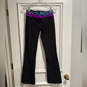 Ivivva Black Flare Leggings size 14